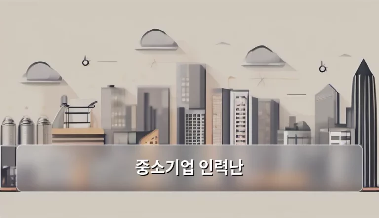 중소기업 인력난 원인과 해결 방안 분석