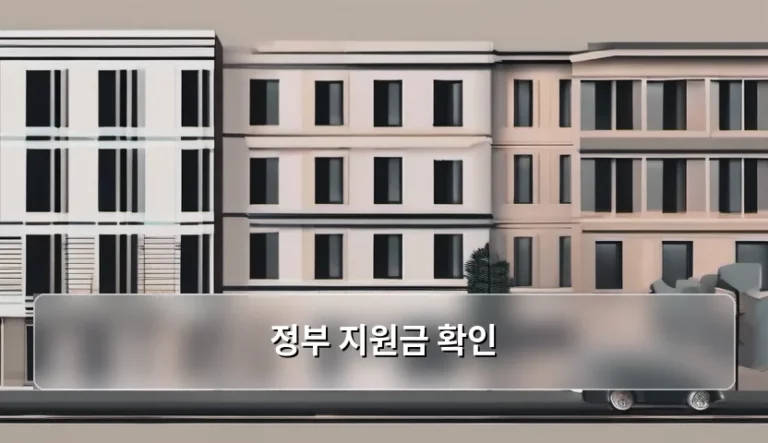 놓치면 손해 보는 정부 지원금 확인 방법 가이드