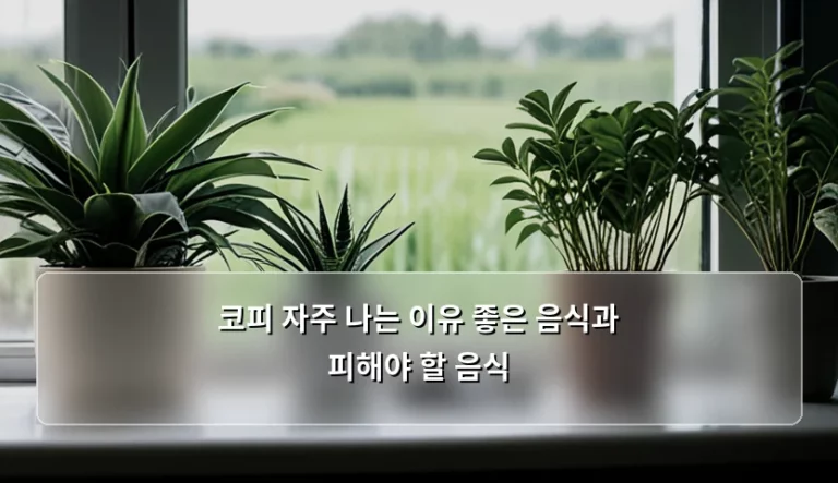 코피 자주 나는 이유 좋은 음식과 피해야 할 음식 총정리