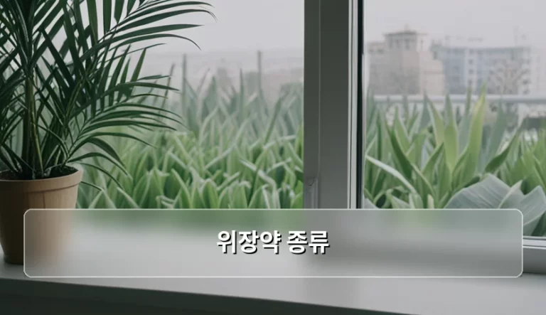 위장약 종류 및 증상별 올바른 선택 가이드