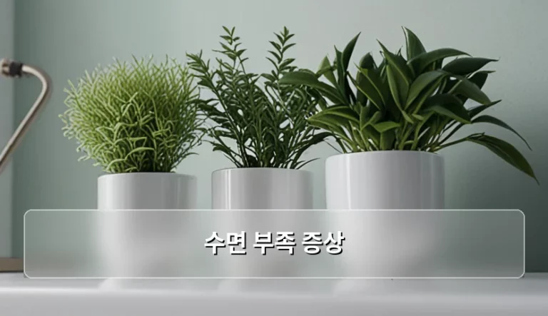 수면 부족 증상과 신체 변화 및 해결 방법