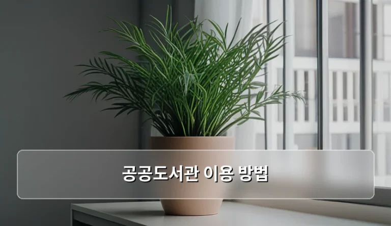 정서적 안정을 돕는 공공도서관 이용 방법 가이드