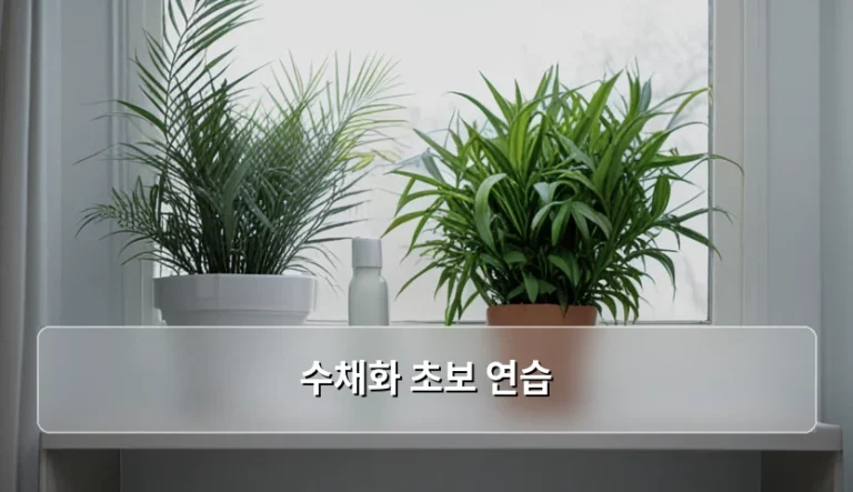 마음의 안정을 돕는 수채화 초보 연습 방법과 심리적 치유 효과