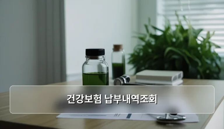 건강보험 납부내역조회 방법 및 증명서 발급 가이드