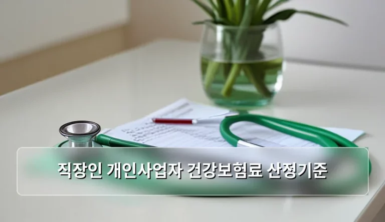 직장인 개인사업자 건강보험료 산정기준 및 효율적인 관리법