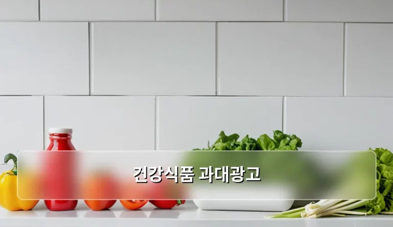 건강식품 과대광고 구별법과 소비자 피해 예방법